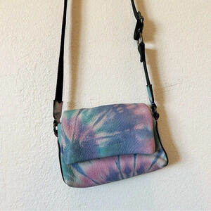 Aimee Kestenberg Broadway Mini Leather Crossbody Bag in Spiral Tie-Dye